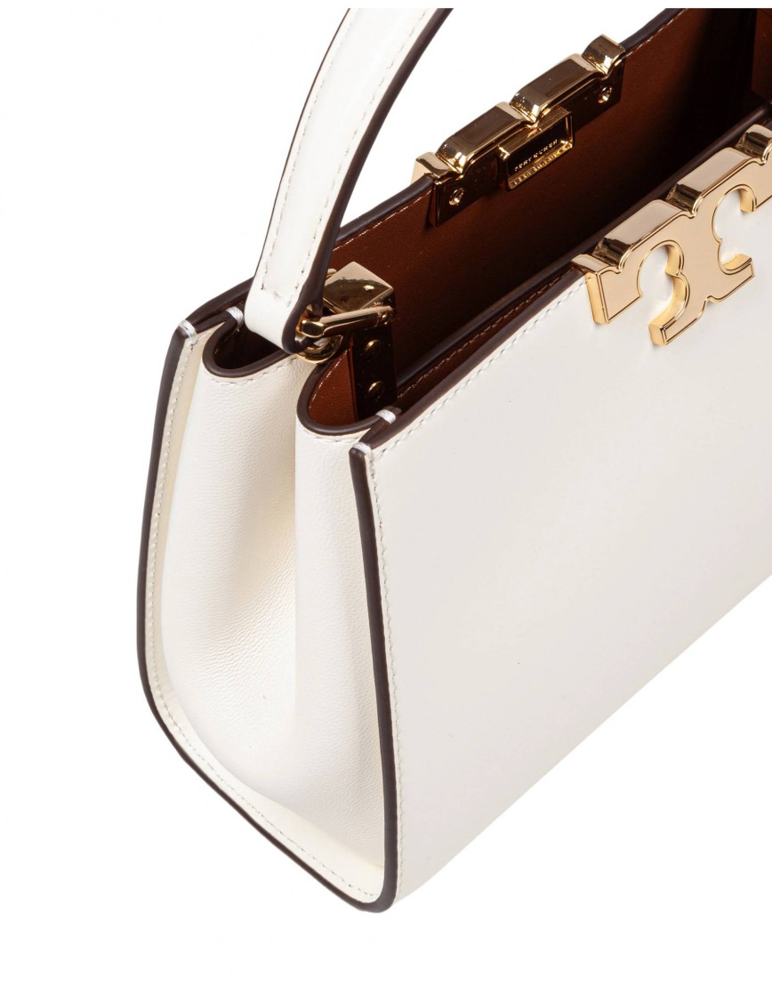 Tory Burch Mini Eleanor Leather Bag Milk White Color
