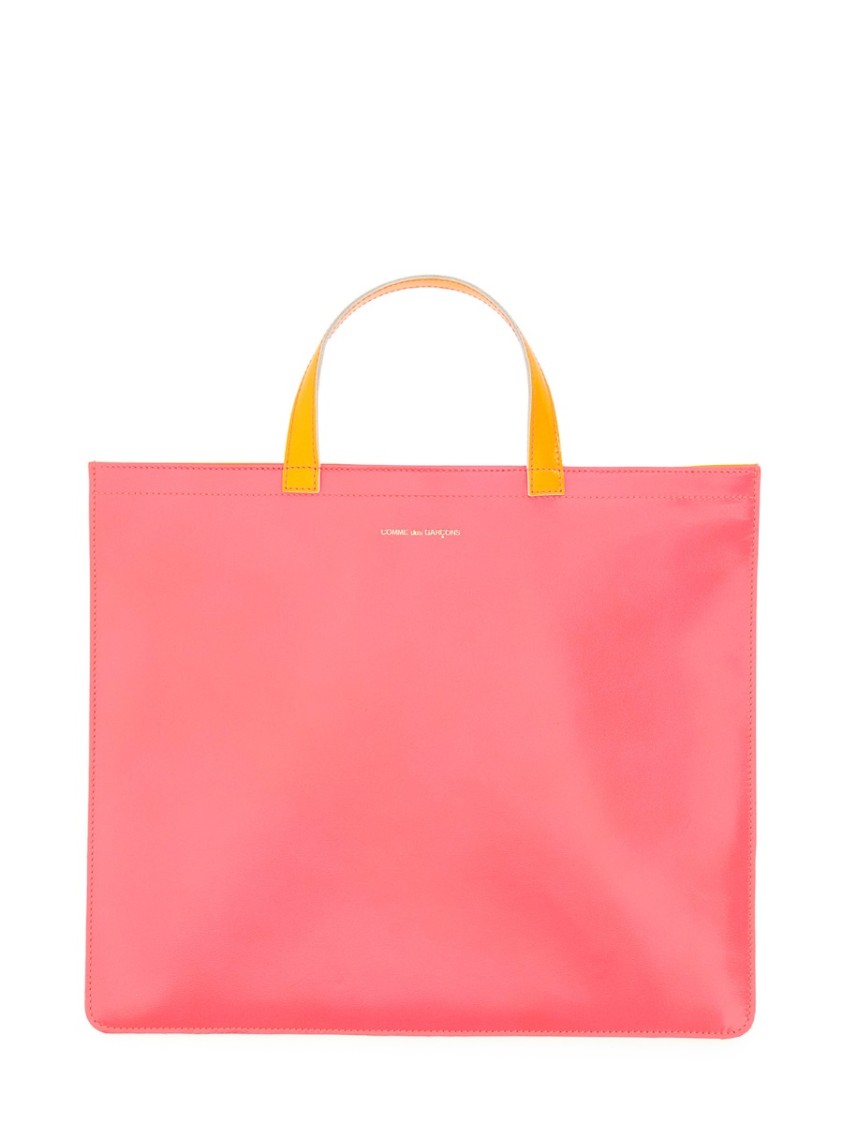 COMME DES GARÇONS COMME DES GARÇONS SUPER FLUO LEATHER TOTE BAG 