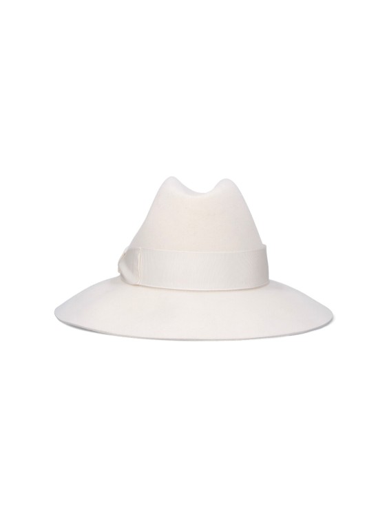 Borsalino Monica Hat – White in White | THE LIST