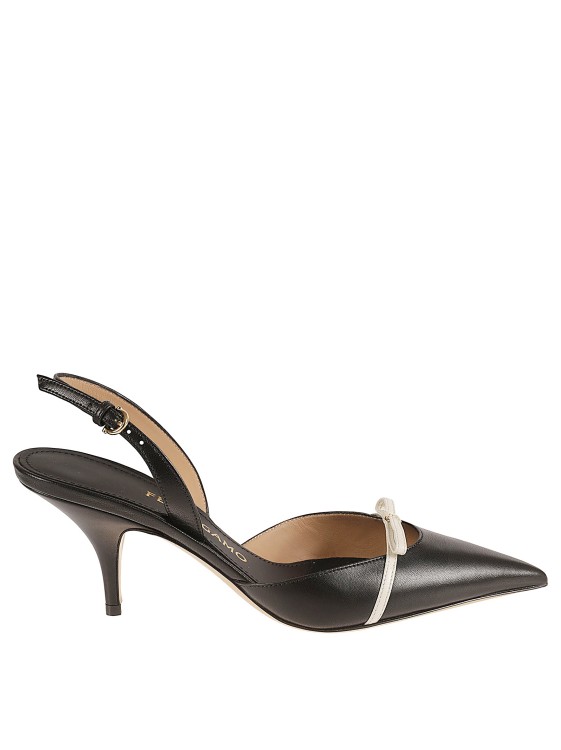 パンプス Ferragamo Pointed Toe Slingback Heels Salvatore FERRAGAMO Red Alligator Slingback Pumps Pointed