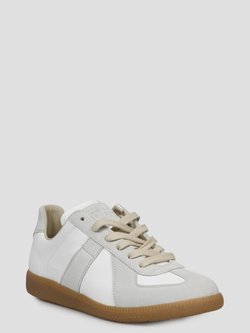 Shop Maison Margiela Replica Sneakers In White