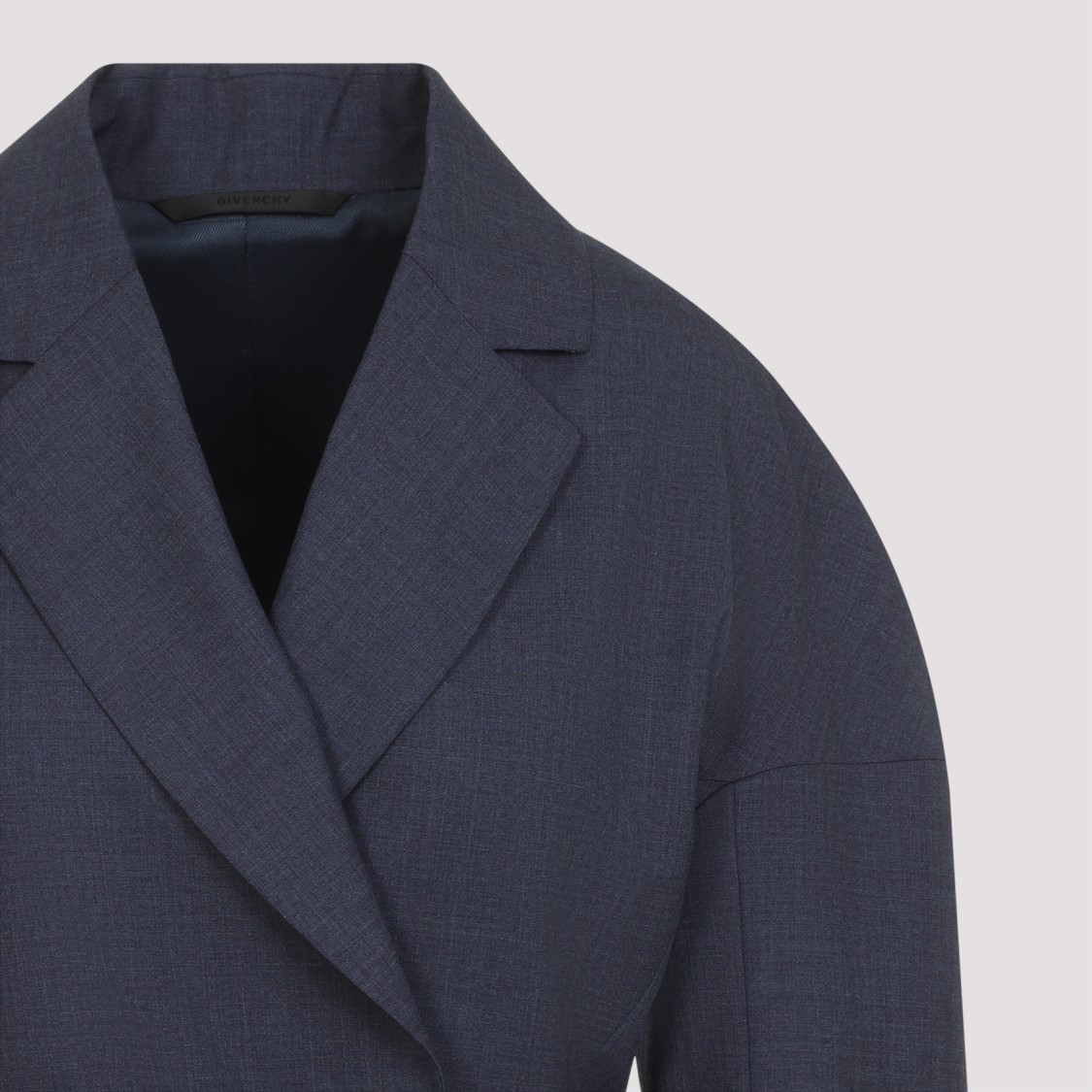 Givenchy Double-breasted Buttoned Blazer In Blue