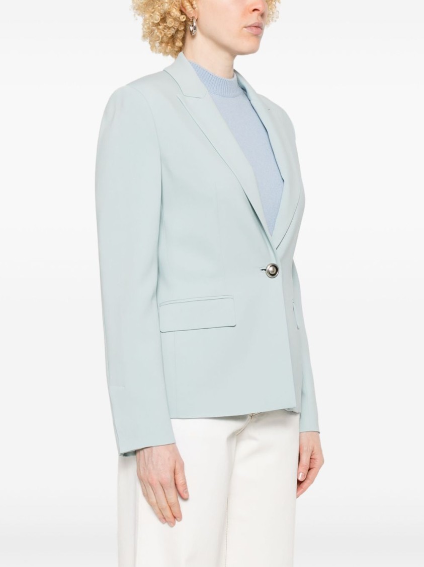 Pinko Tailored Jacket With Flap Pockets And Shoulder Pads