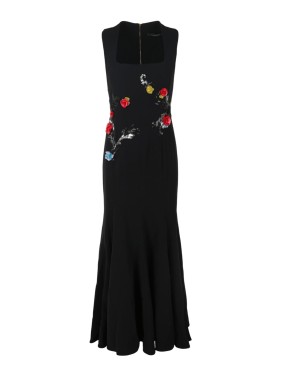 オールインワン・サロペット Versace Cut-Out Details Jersey Dress With Draped Sides Versace Cut-Out Details Jersey Dress With Draped Sides | THE