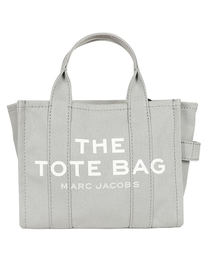 MARC JACOBS MARC JACOBS COTTON CANVAS SMALL TOTE WITH ADJUSTABLE SHOULDER STRAP