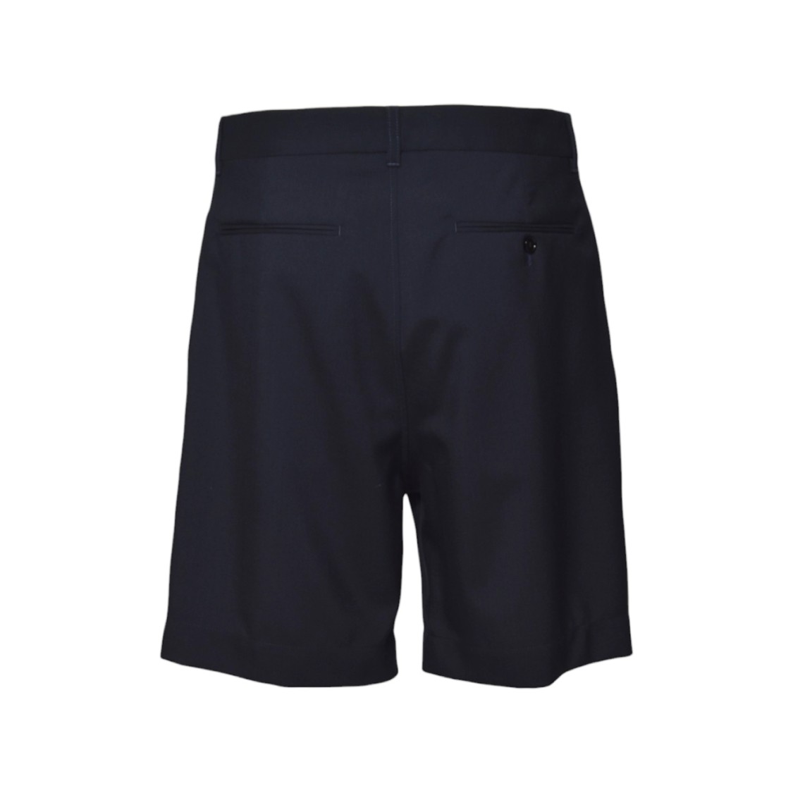 MARNI MARNI MIDNIGHT BLUE WOOL BERMUDA SHORTS