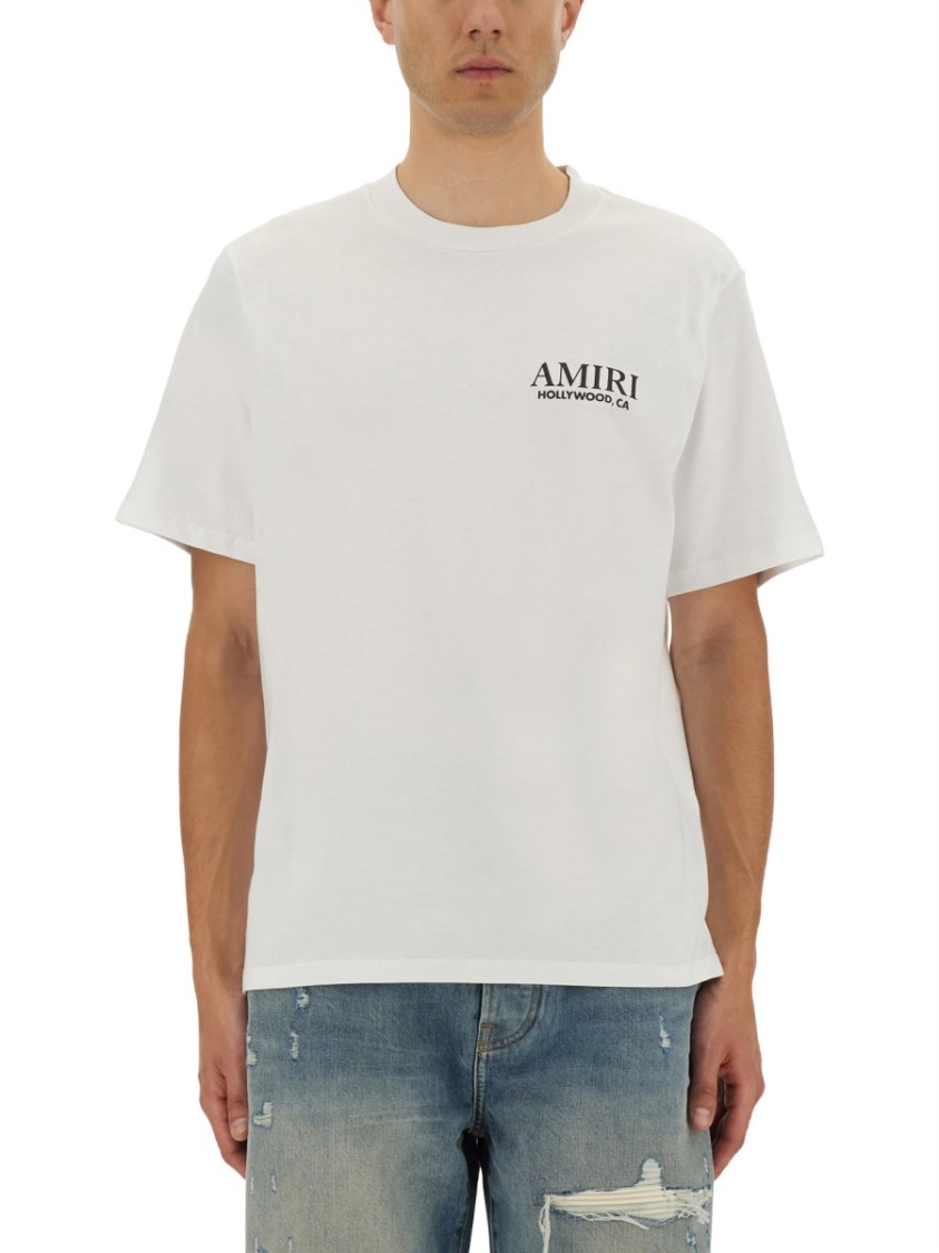 Amiri Relaxed Fit Logo T-Shirt Printed T-Shirts | THE LIST
