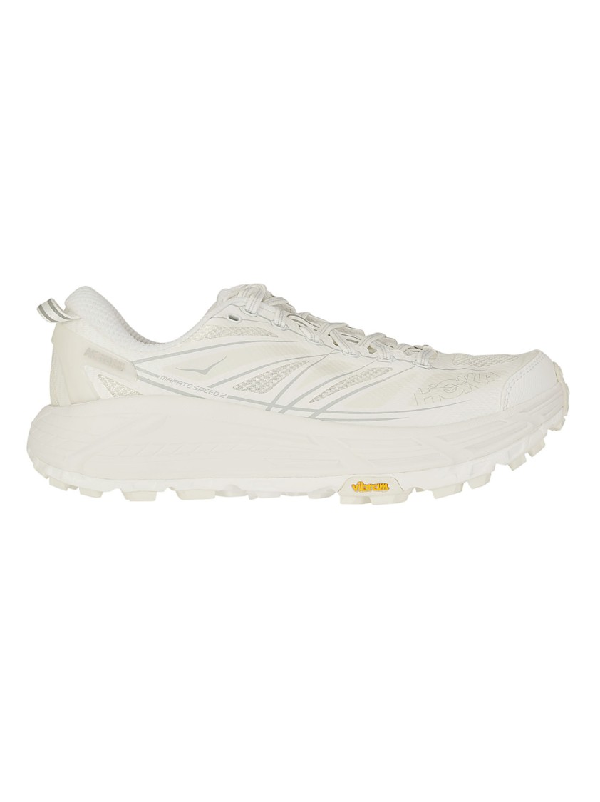 Hoka Mafate Speed 2 Rubber And Mesh Running Sneakers In White