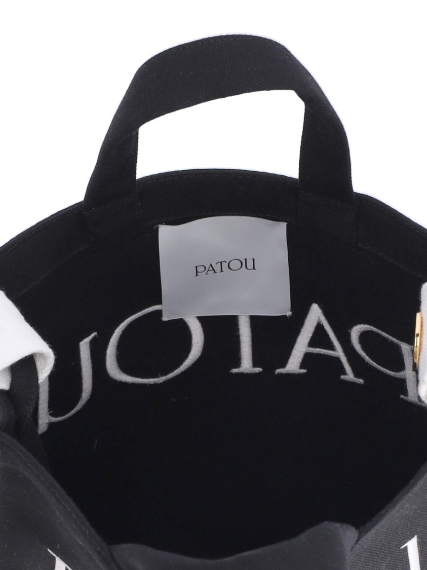 Patou Rectangular Tote Bag With Shoulder Strap And Top Handles