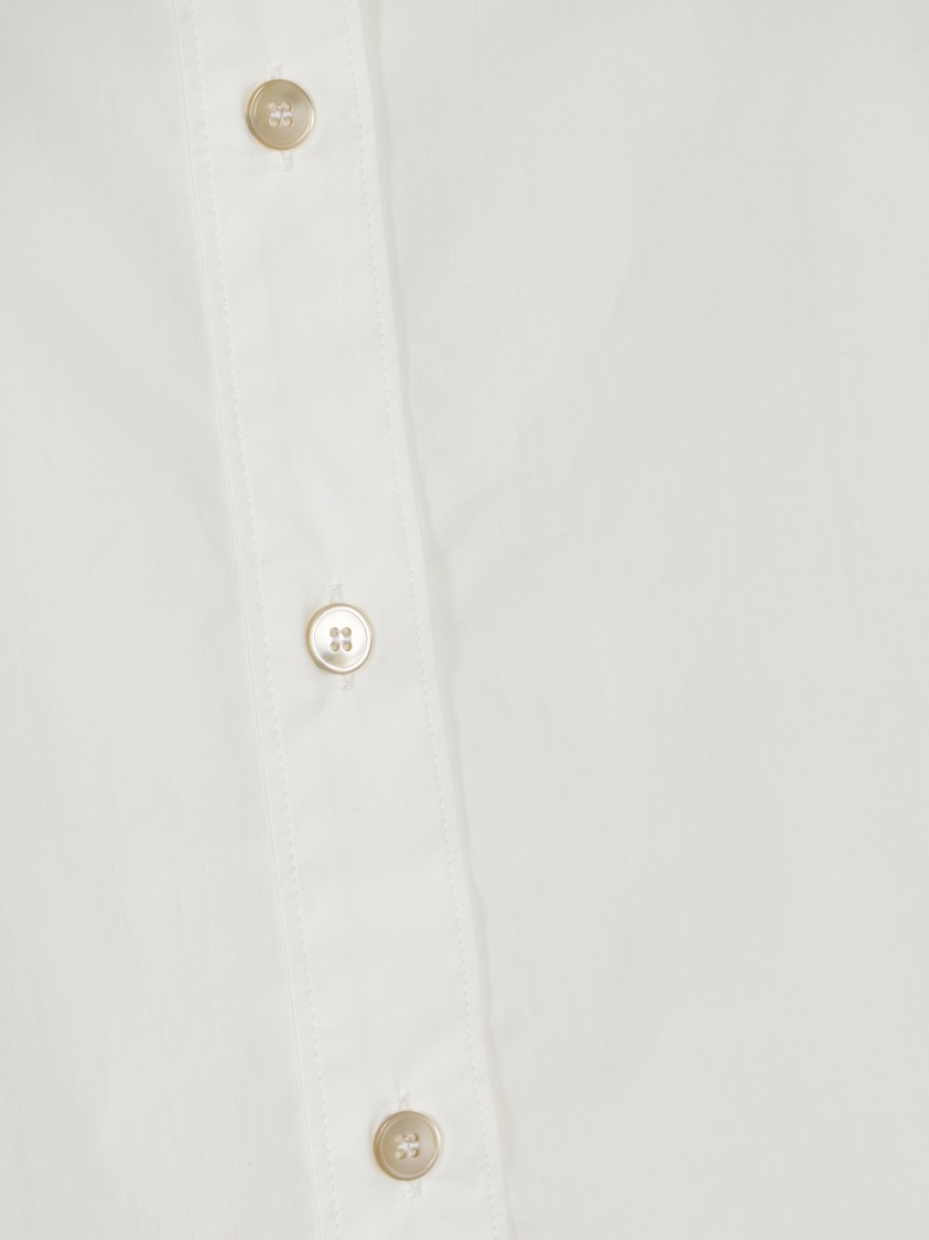 Forte Forte Structured White Shirt With Button-down Front In White