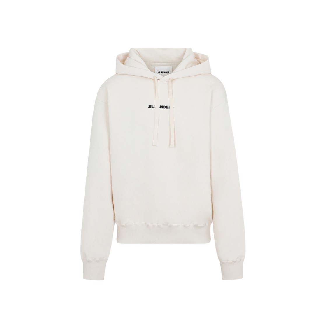 パーカー・フーディ Jil Sander Organic Cotton Hoodie With Contrasting Logo Jil Sander Organic Cotton Hoodie With Contrasting Logo
