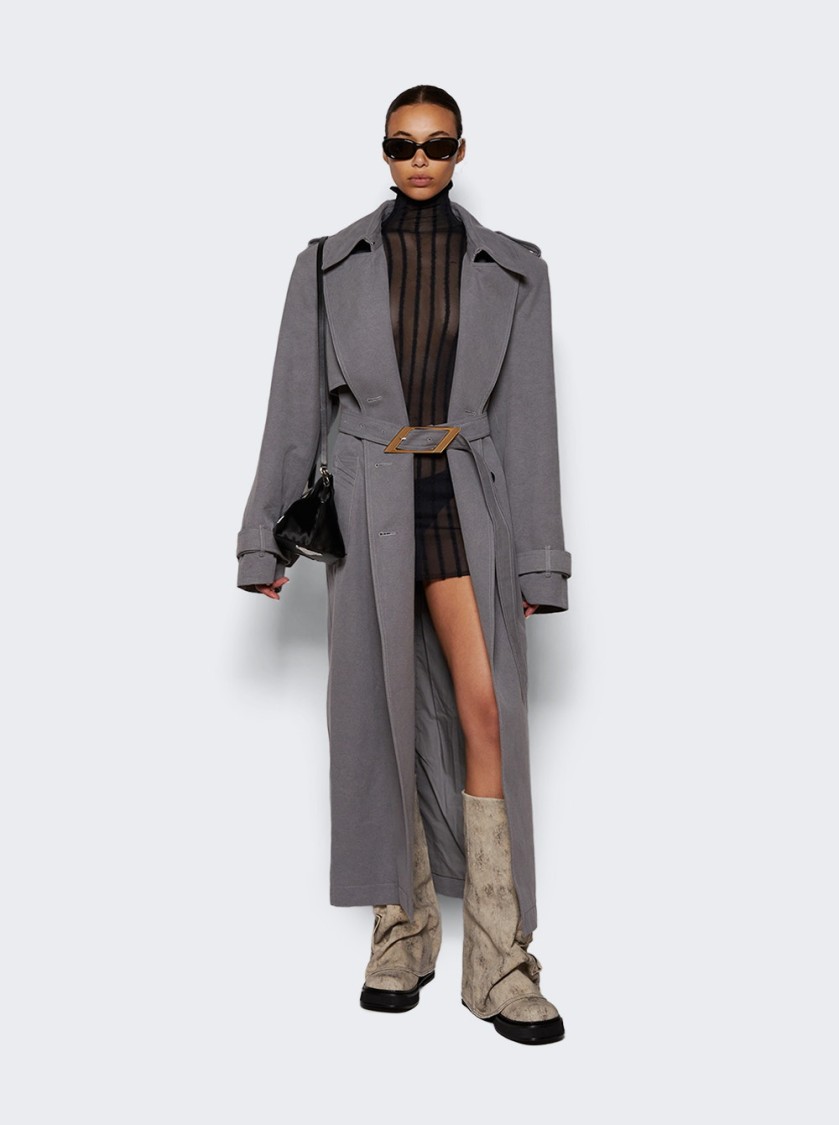 Attico The  Robin Fern Boot Sand Melange In Neutrals