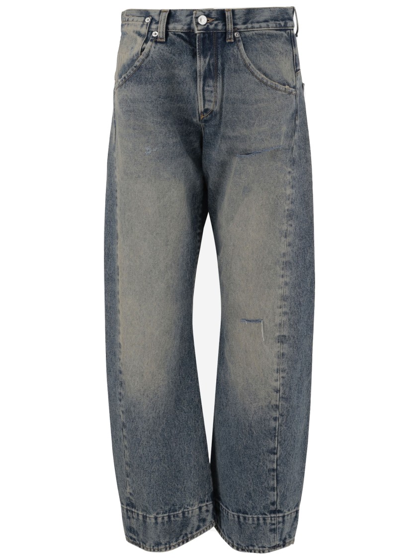 デニム・ジーパン Armarium Washed Denim Jeans With Classic Five-Pocket Design Armarium Washed Denim Jeans With Classic Five-Pocket Design