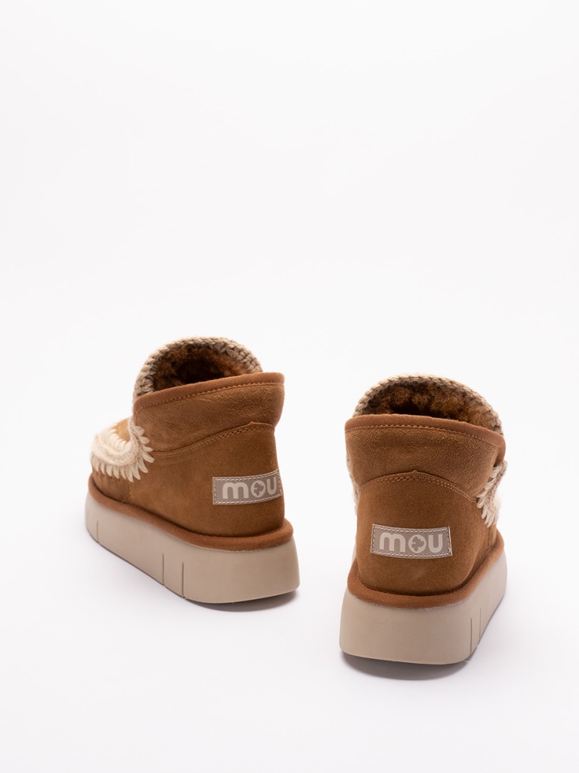 Mou `eskimo Bounce Sneaker In Brown