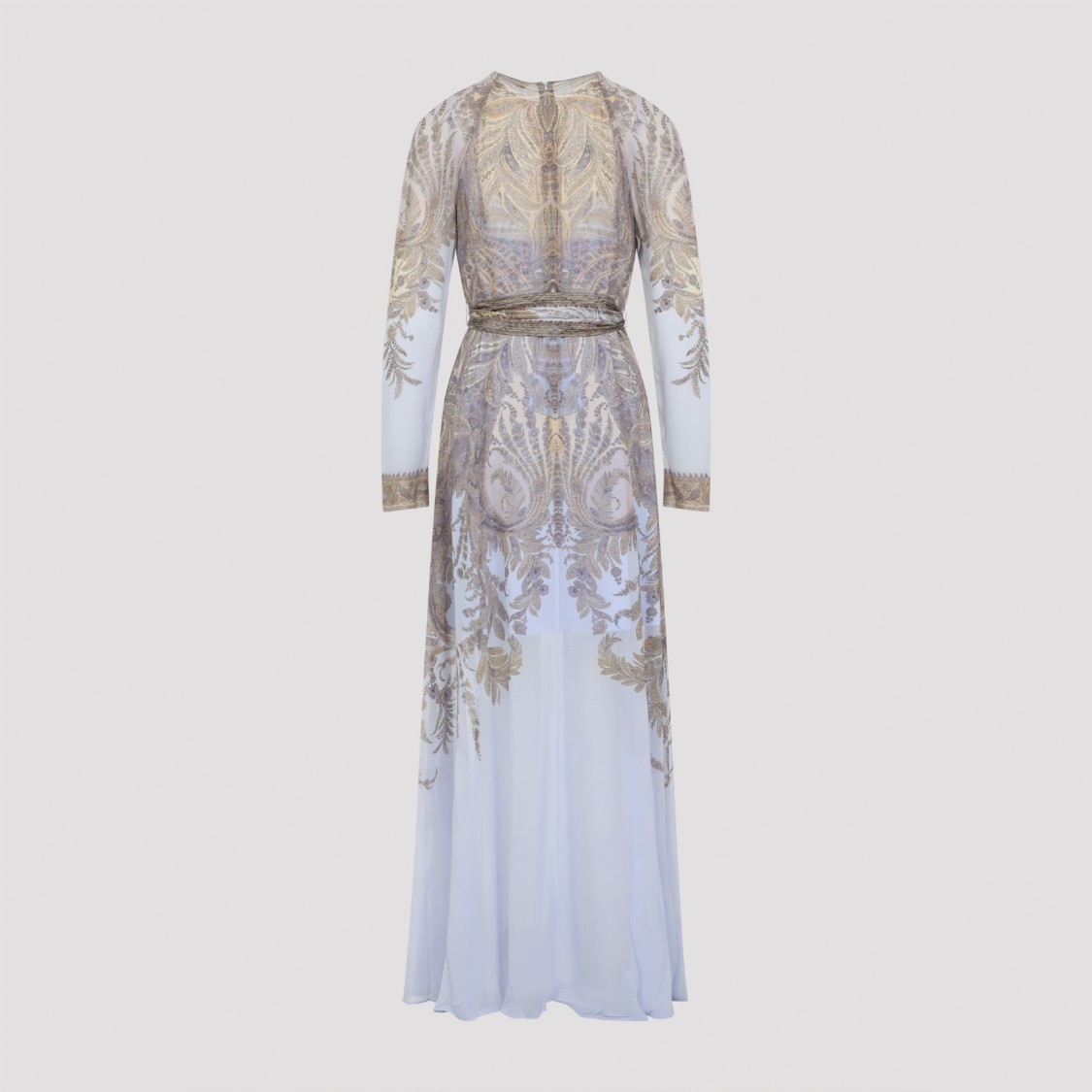 Zimmermann Flowing Maxi Dress With Paisley In Purple