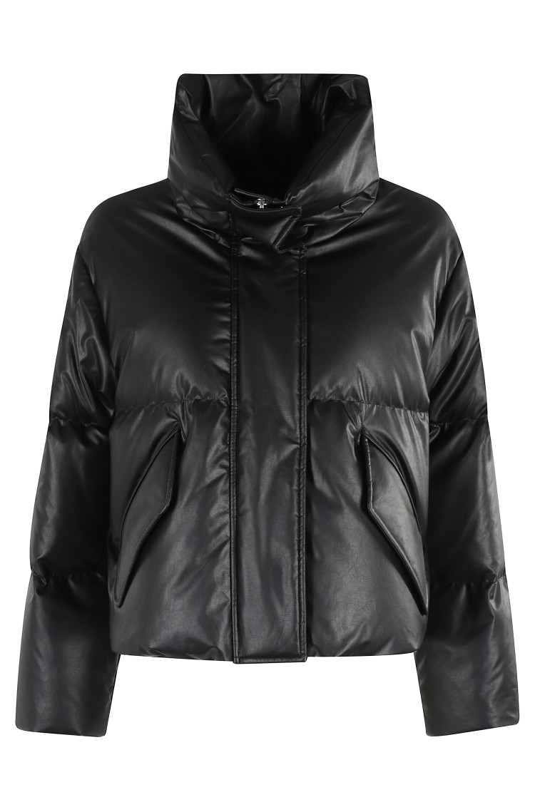Mm6 Maison Margiela Mm6 By Maison Margiela Oversized Black Sports Jacket With Double-zipper Closure In Black