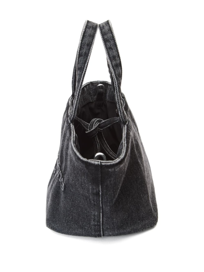 ALEXANDER WANG ALEXANDER WANG GREY STRUCTURED SHOULDER BAG