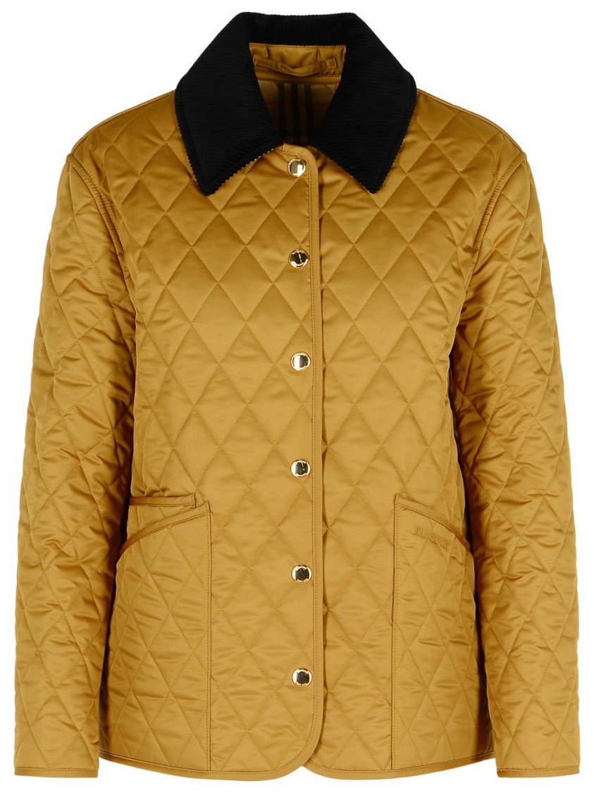 Shop Burberry Dranelefd' Beige Polyester Jacket