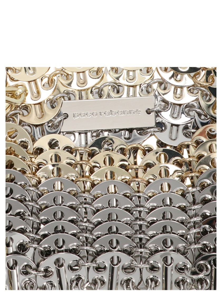 Rabanne Paco '1969 Nanomaterial Degrade' Shoulder Bag In Silver