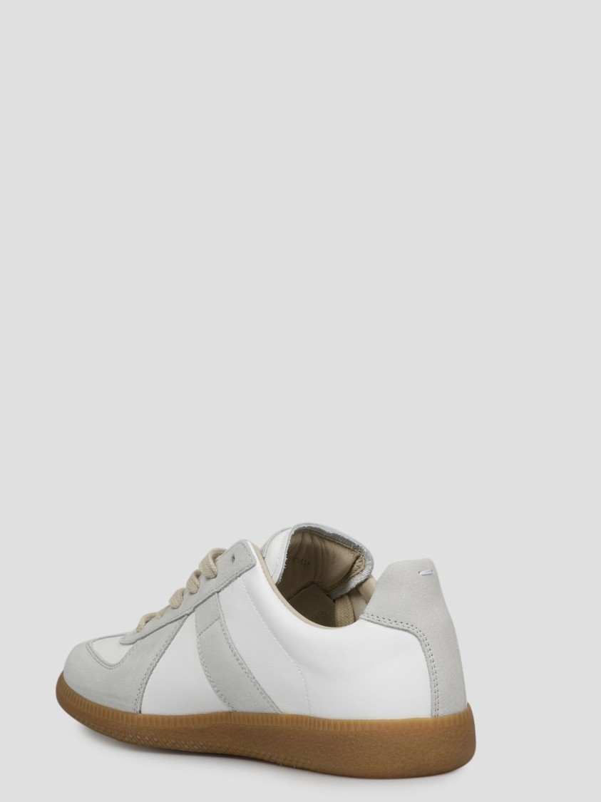 Shop Maison Margiela Replica Sneakers In White