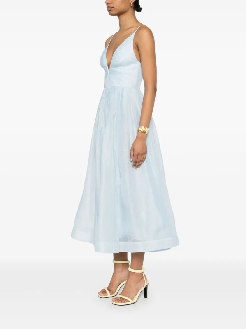 Shop Zimmermann Illuminate V-neck Midi Dress