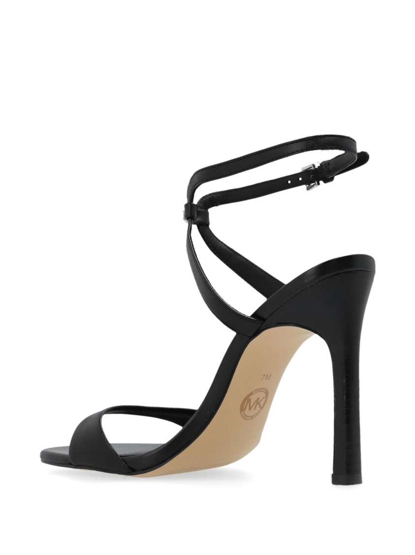 Michael Kors Amara High Sandal In Black