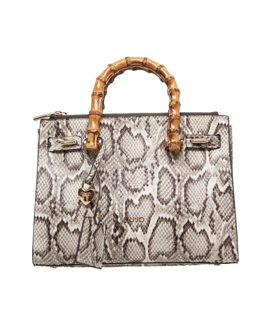 Liu •jo Liu Jo Small Tote Bag With Snake Print