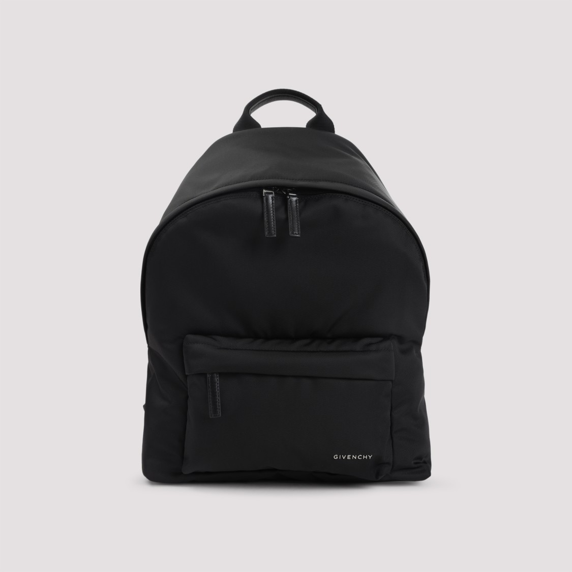 Givenchy Rounded Silhouette Backpack With Subtle Logo Detail In Black