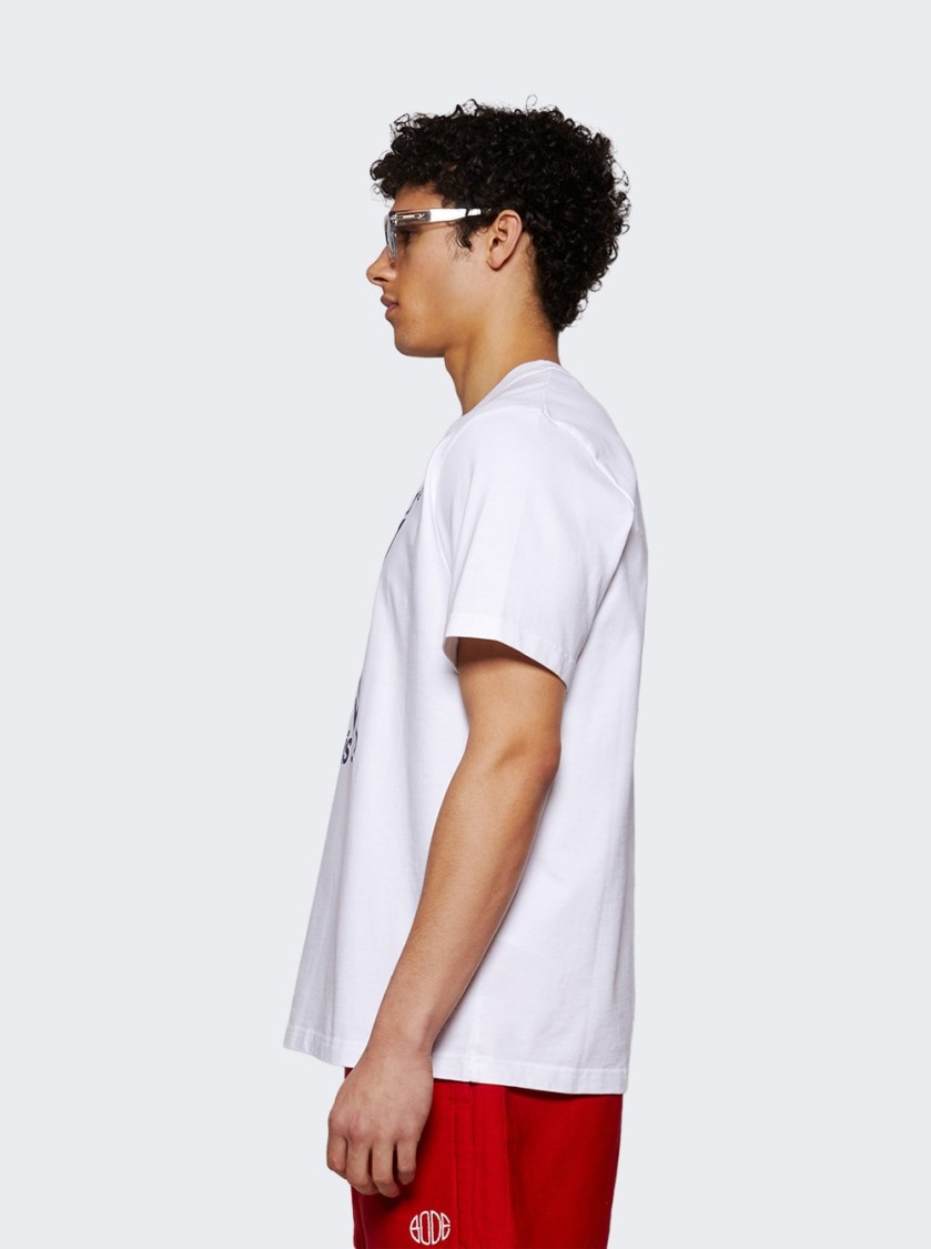 Casablanca White Tennis Club Print T-shirt