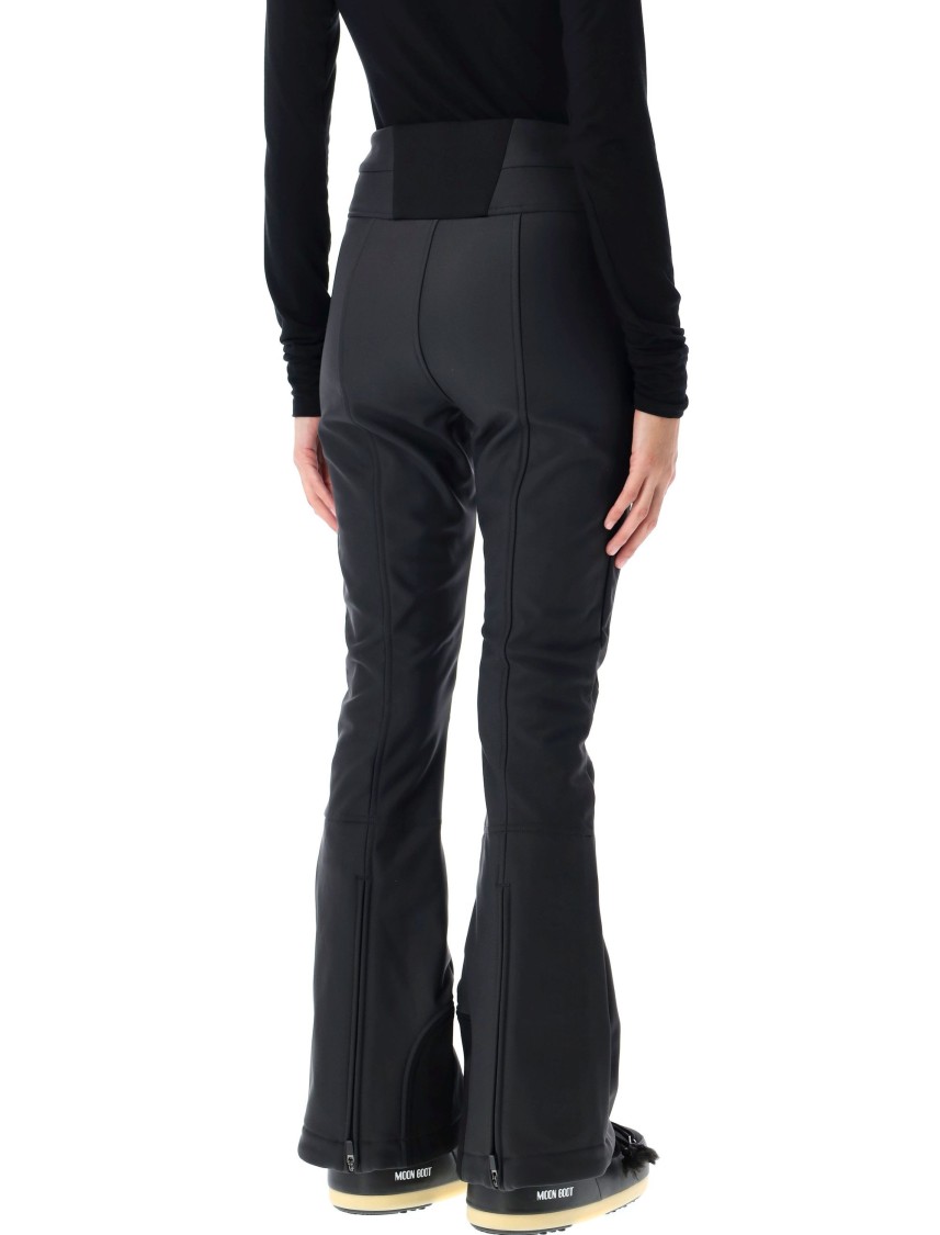 Perfect Moment Aurora High-rise Nylon Flared Ski Pants In Black