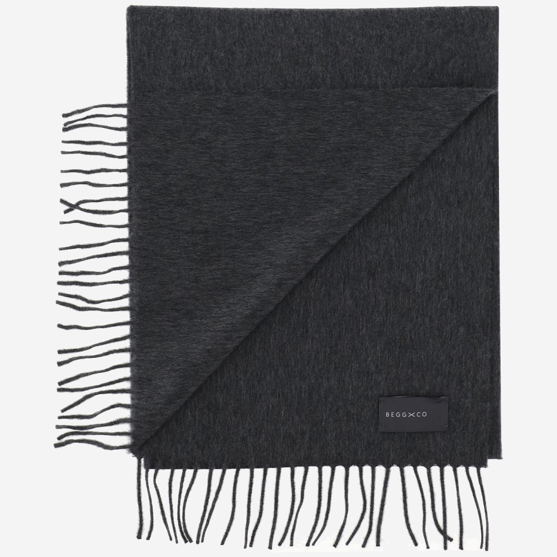 Alex Begg Cashmere Scarf With Fringed Edges
