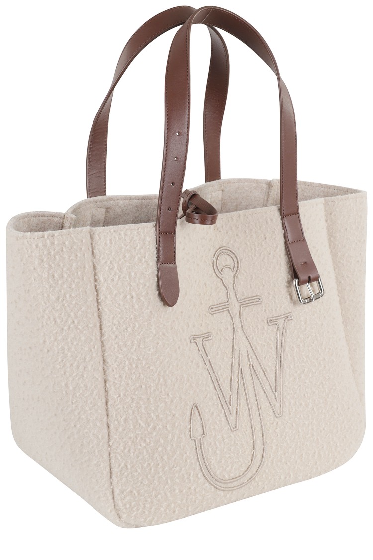 Jw Anderson J. W. Anderson Belt Tote Bag In Gray