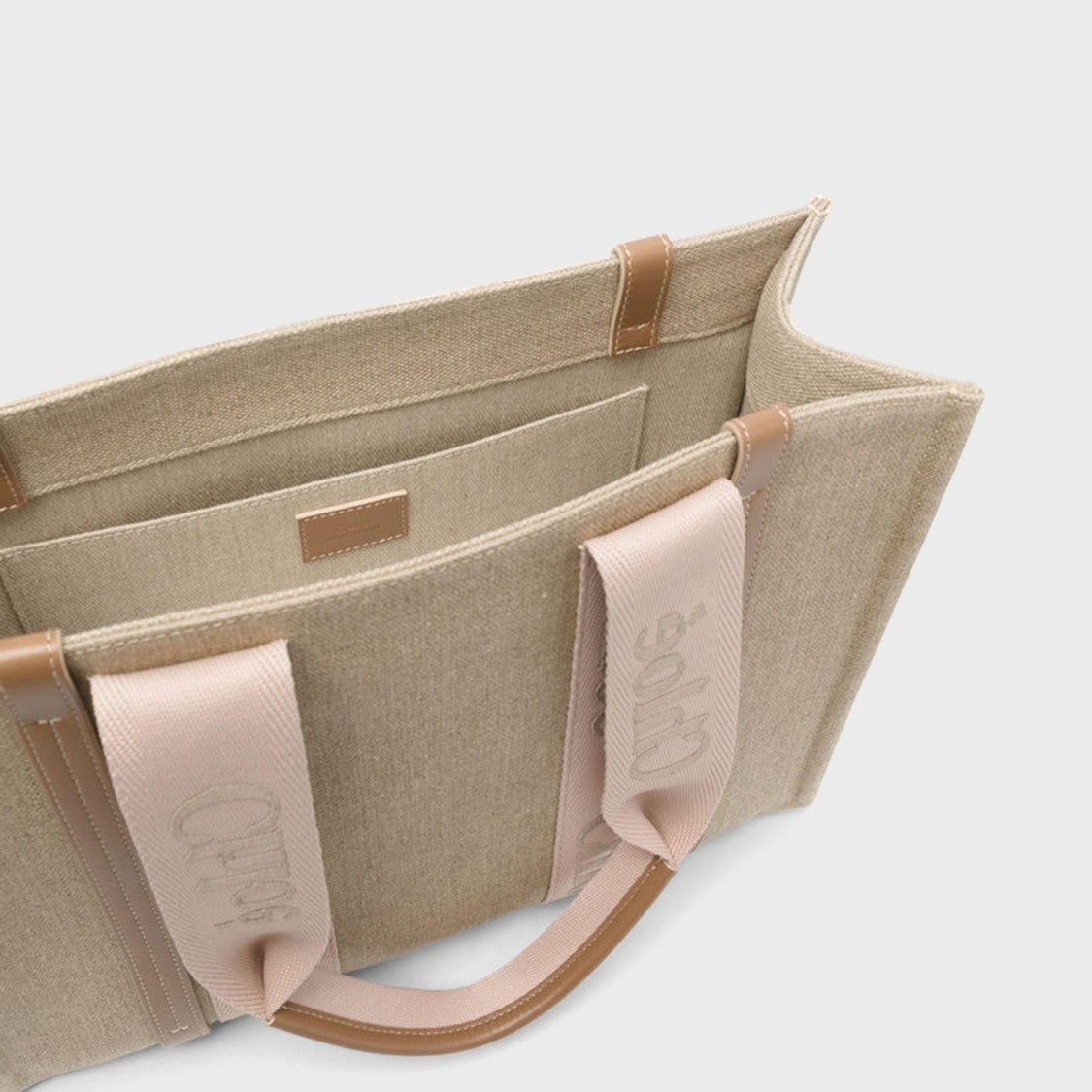 CHLOÉ CHLOÉ MEDIUM TOTE BAG WITH SILHOUETTE AND BRANDING STRAPS