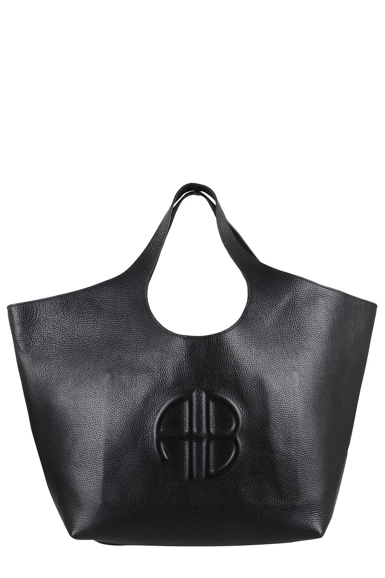 Shop Anine Bing Lili Tote Bag In Black