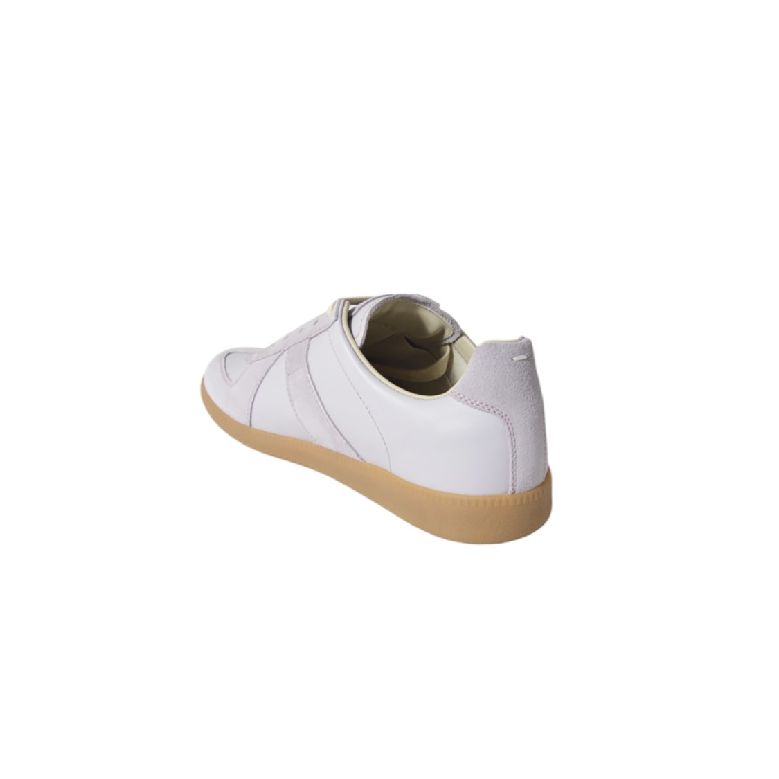 Maison Margiela Replica In Nappa Lilla Sneakers In White
