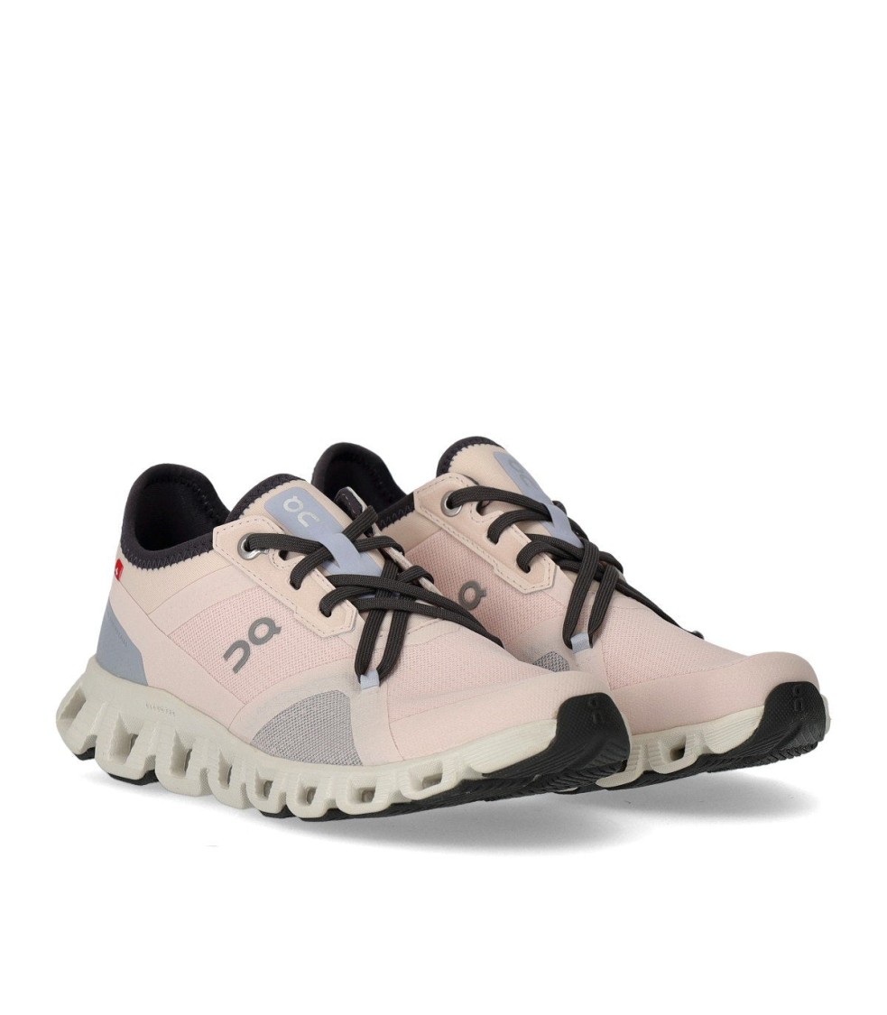 On Cloud X 3 Ad Shell Heather Sneaker In Pink