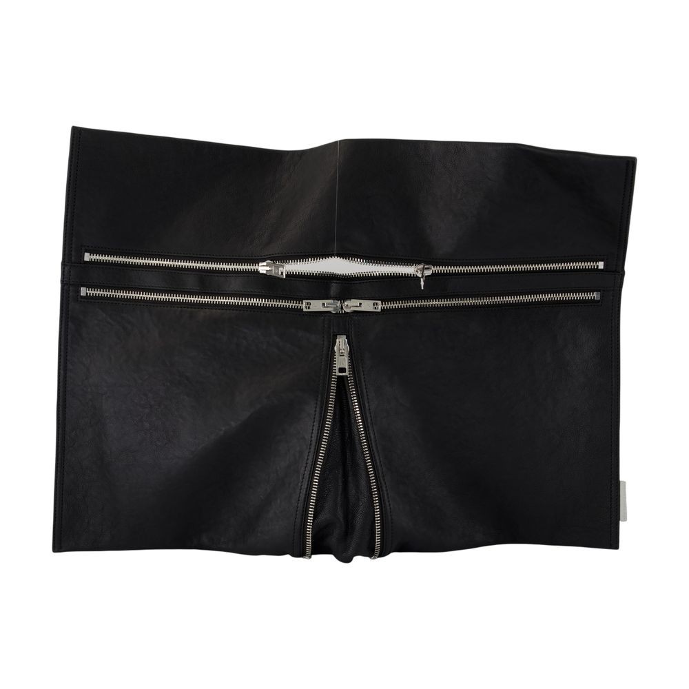 Alexander Wang Geo Large Hobo Bag - Leather - Black In Black