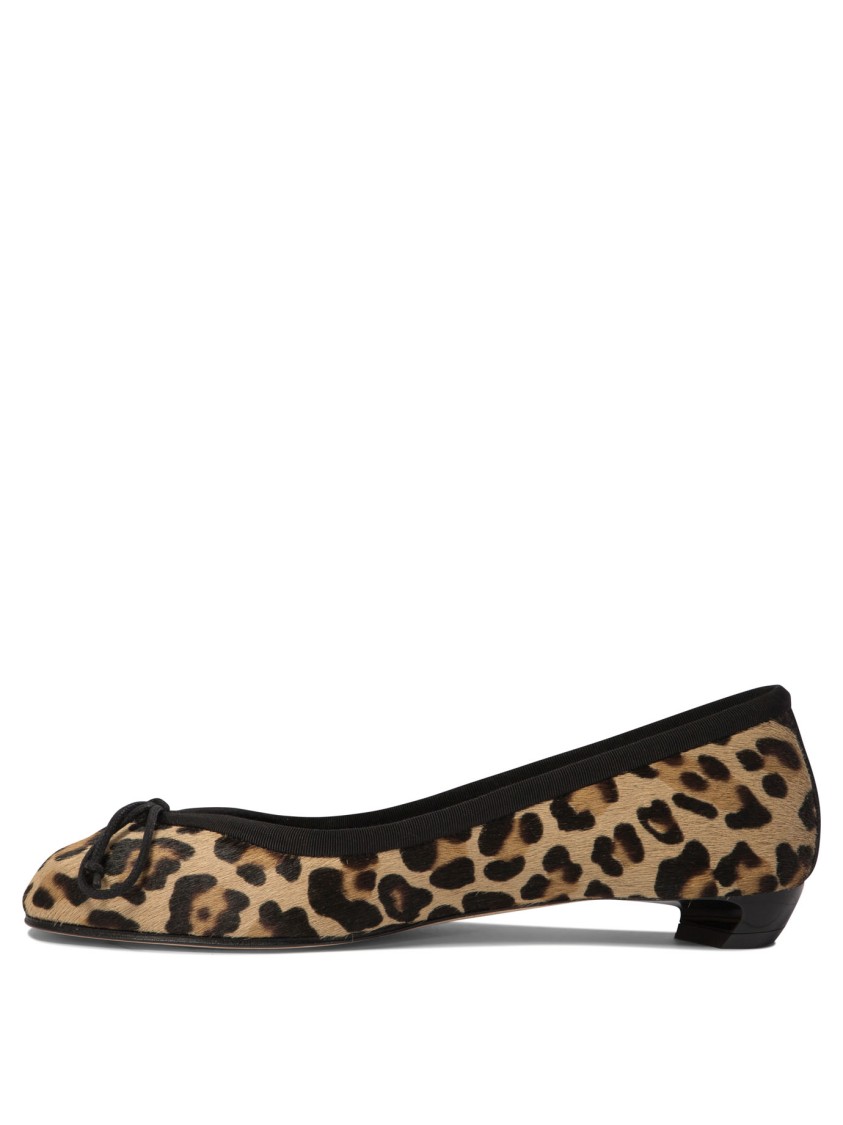 Alexander Mcqueen "armadillo" Ballet Flats In Black