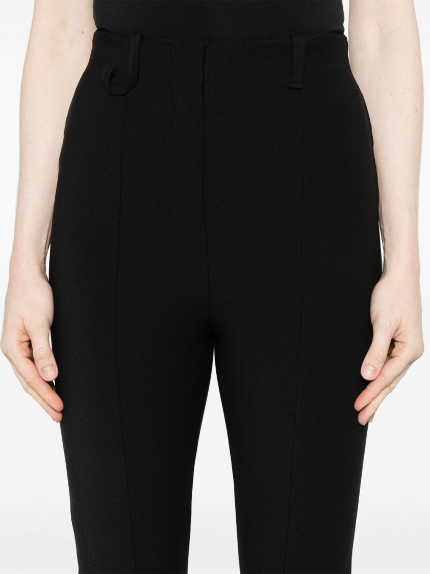 Jacquemus Tailored Capri Trousers With Hidden Fastening And Press Stud Cuffs