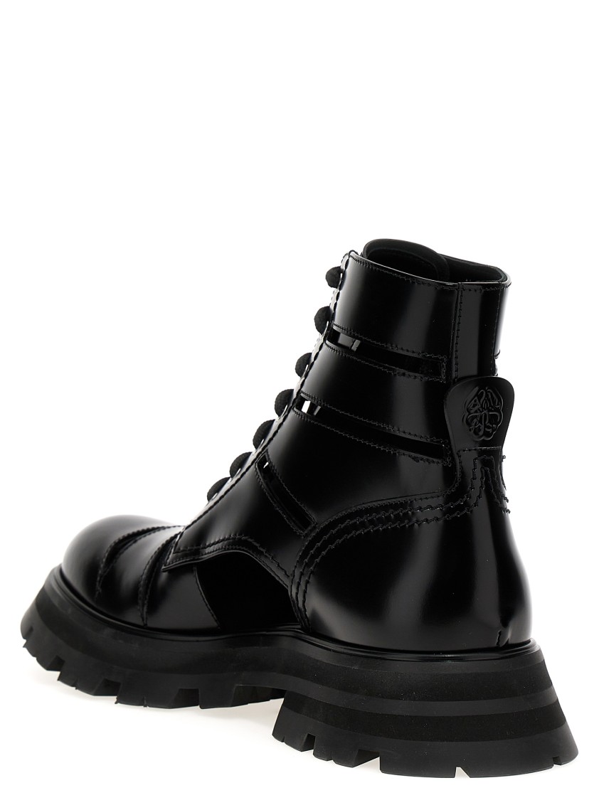 Alexander Mcqueen Mcqueen 'wander' Ankle Boots In Black