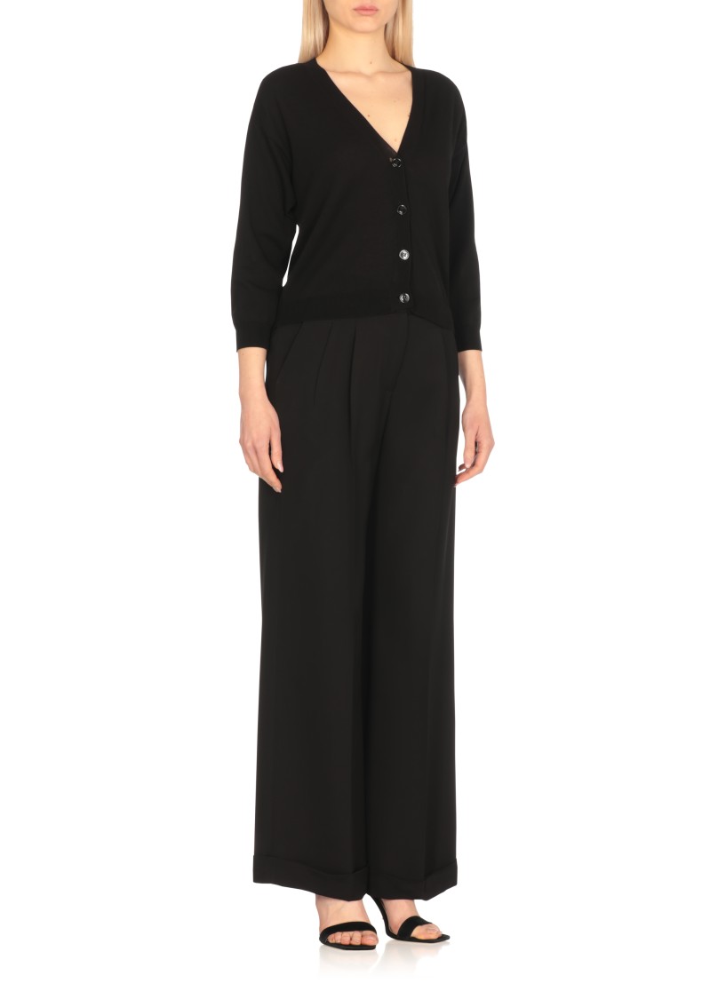 Peserico Long-sleeved Knitted Cardigan