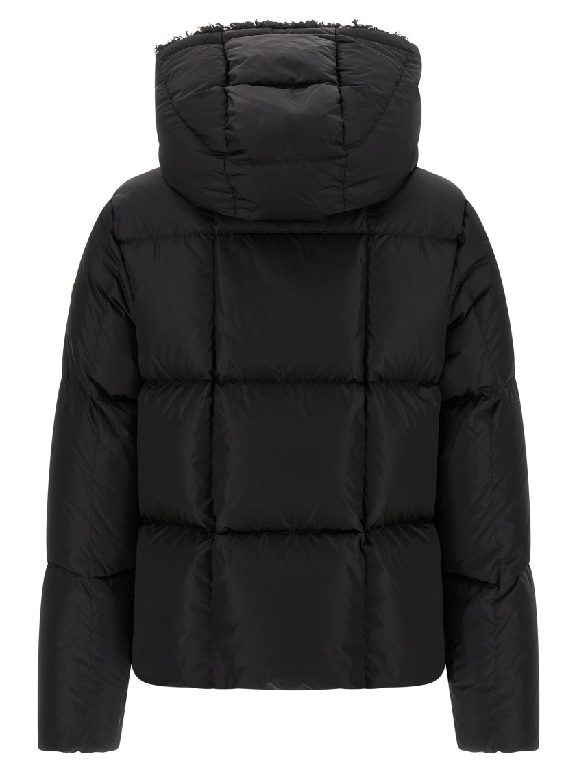 Moncler Castelnou Short Down Jacket In Black