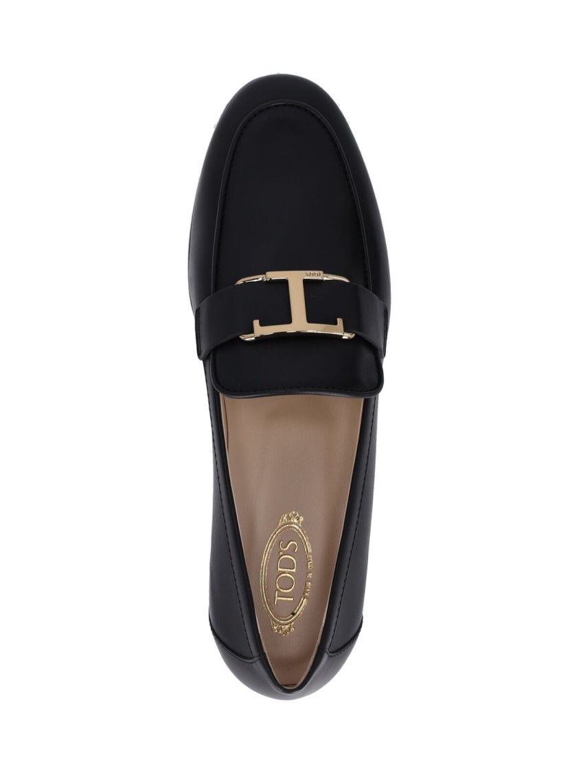 Shop Tod's T Timeless' Moccasins – Black