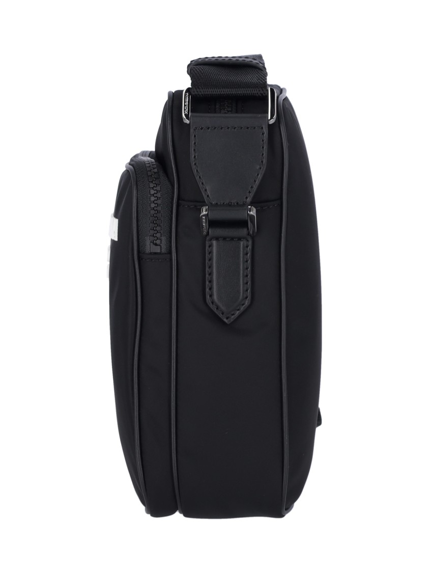Dolce & Gabbana Logo Crossbody Bag – Black