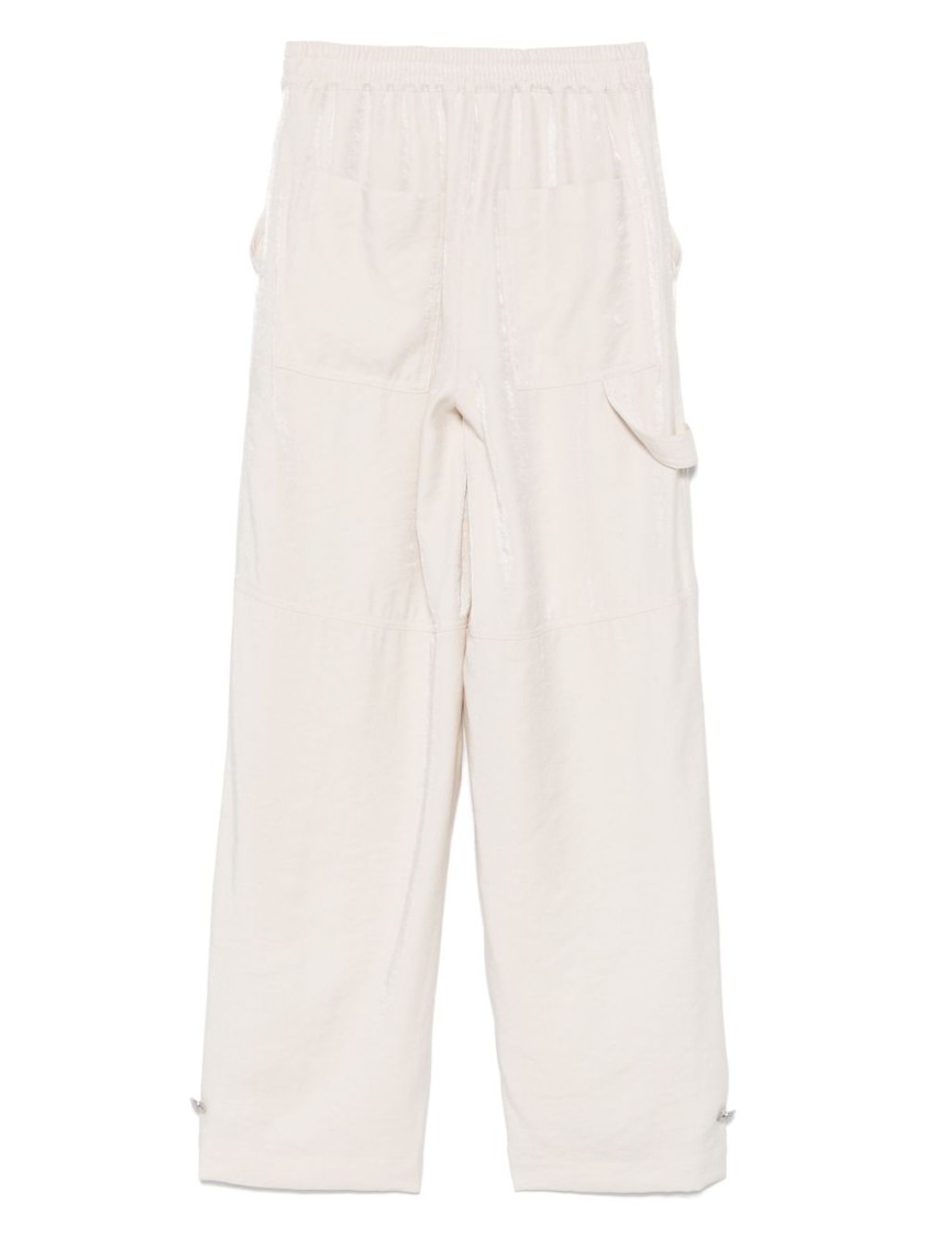LIU •JO LIU JO TAILORED FIT VISCOSE BLEND TROUSERS