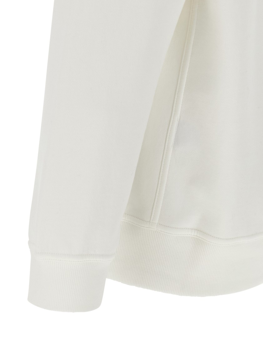 Brunello Cucinelli Maxi Print Sweatshirt In White