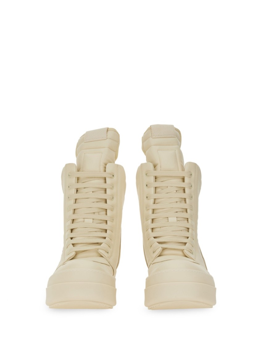 Rick Owens "concordians" Leather Sneaker In Yellow