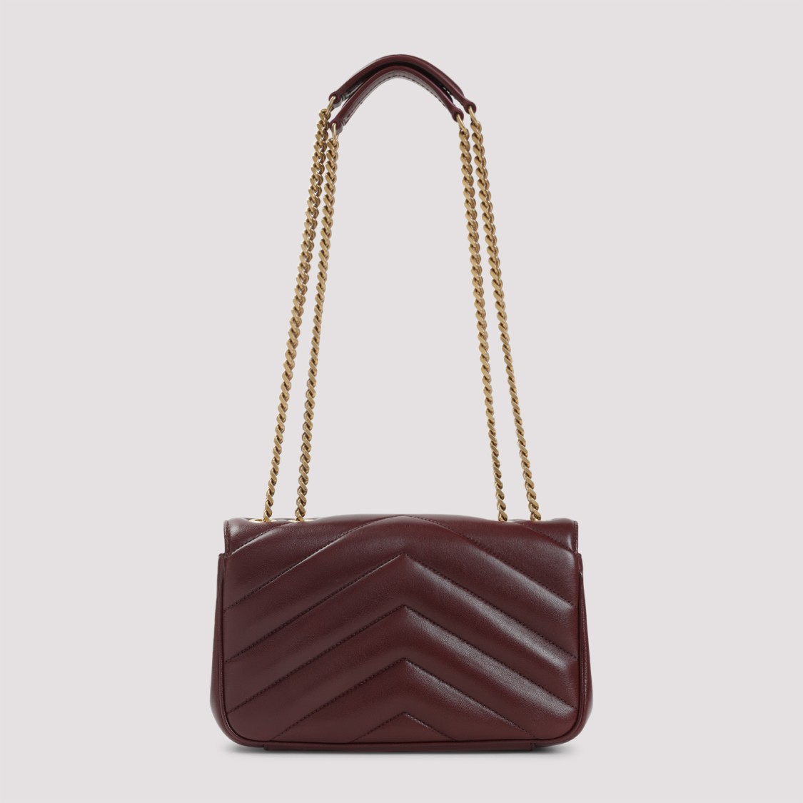 Saint Laurent Loulou Small In Quilted Lambskin In Black