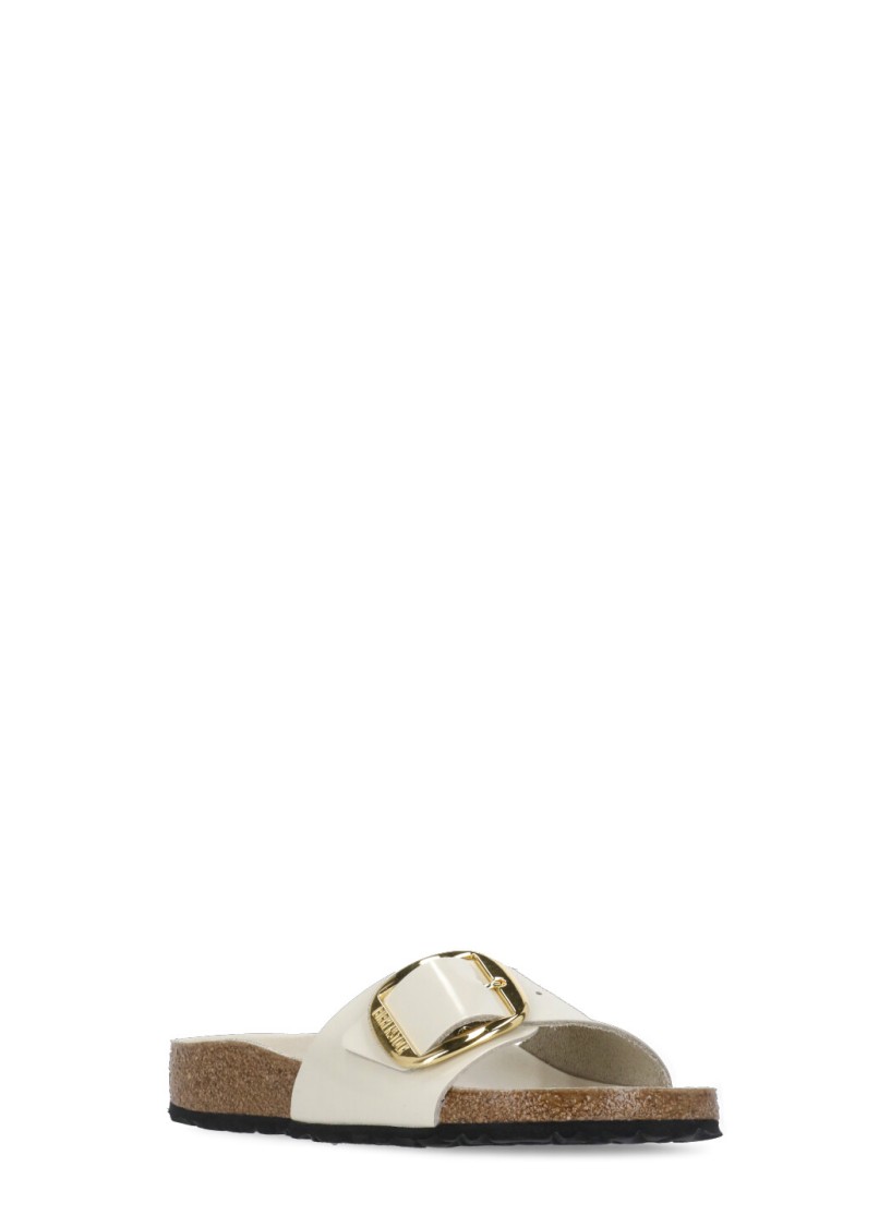 Shop Birkenstock Ivory Madrid Sandals In Neutrals