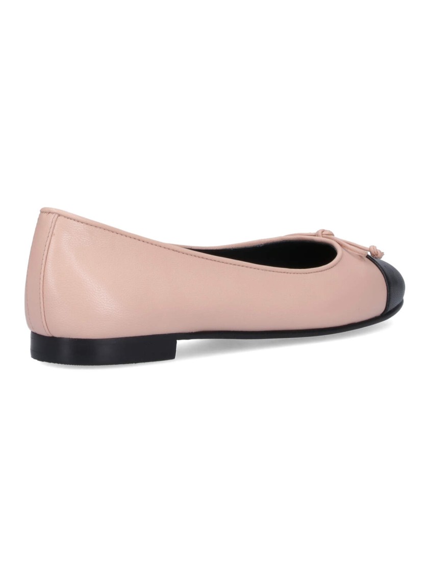 Tory Burch Cap-toe Ballet Rose In Pink